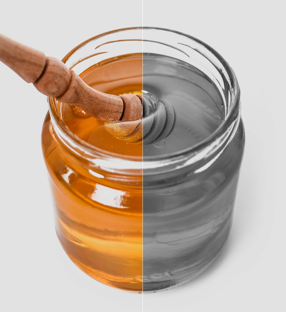 miel natural vs miel adulterada